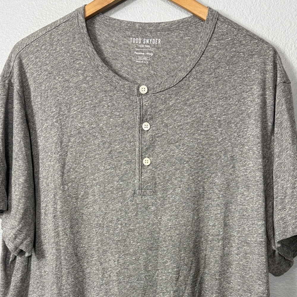 Todd Snyder Short‎ Sleeve Henley Shirt